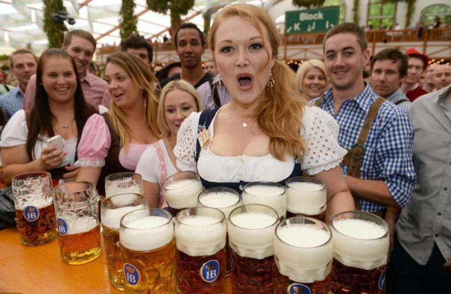 La Oktoberfest s-au băut cu 200.000 de litri de bere mai puțin decât anul trecut 